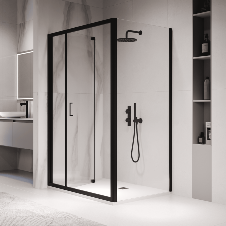 Душевой уголок RGW Passage 060814202-14 120х100 стекло прозрачное профиль хром без поддона