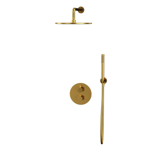 Душевая система Whitecross Y brushed gold YSET08GLB встраиваемая - фото 2