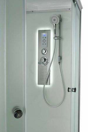 Душевая кабина AvaCan D D5012LLED 120х80 асимметричная с крышей ориентация левая