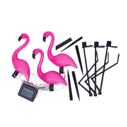 Садовый светильник на солнечной батарее (3 шт.) Uniel USL-S-833/PM530 FLAMINGO SET3 - фото 2