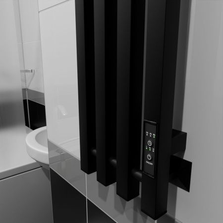 Полотенцесушитель электрический Altasan АргоЛюксПроф АргоЛюксПроф12021ЧМ 20х120 черный