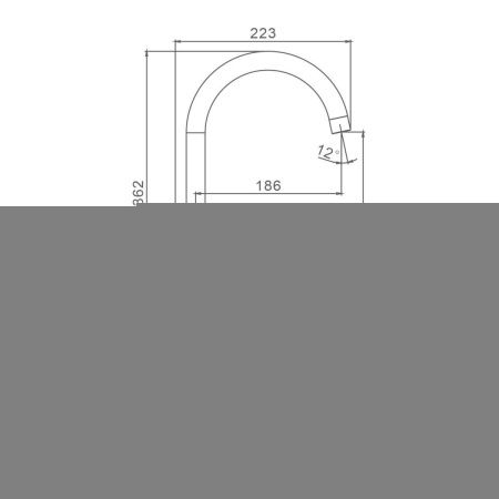 Смеситель для кухни Splenka S05 S05.40 на мойку хром