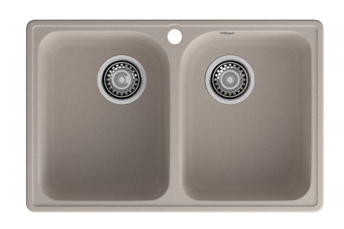 Кухонная мойка Granfest Quarz 15 песочный 74х48 цвет бежевый поверхность матовая