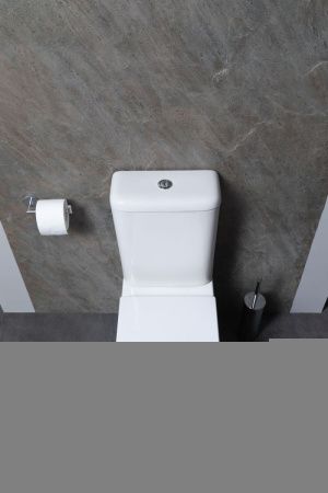 Чаша унитаза напольная Allen Brau Infinity 4.21001.20 цвет белый без бачка с сиденьем микролифт безободковая каскадный смыв