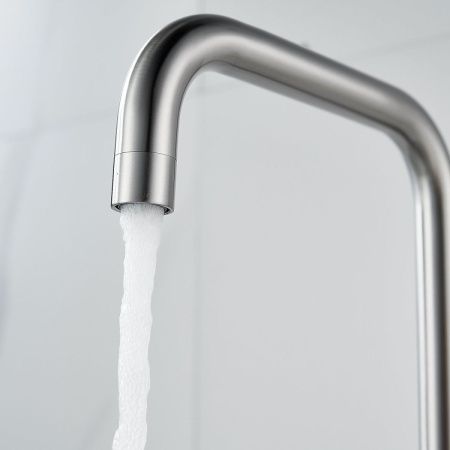 Смеситель для кухни Raffine F118L на мойку сатин