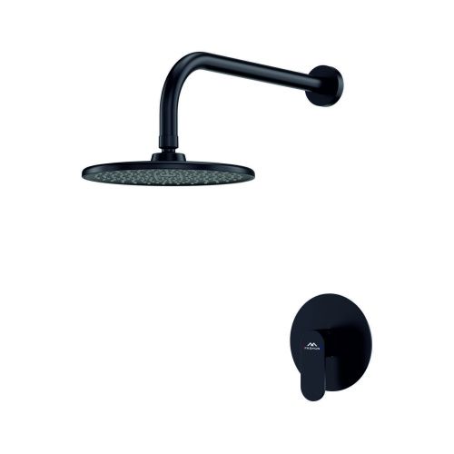 Душевая система Fashun A7185-7 встраиваемая в стену цвет черный - фото 2