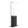 Стойка с бумагодержателем и ершиком Gessi Rettangolo 20934#031