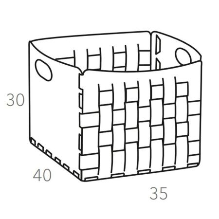 Корзина ADJ Bottega 1048.09/30