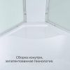 Душевая кабина AvaCan D D5090LED 90х90 четверть круга с крышей ориентация универсальная
