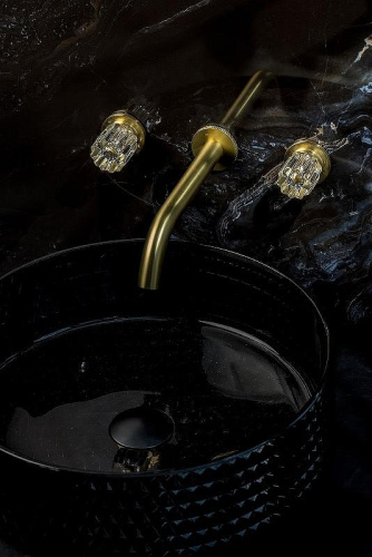 Смеситель Boheme Elegante 152-2-MG-EL встраиваемый золото матовое - фото 2