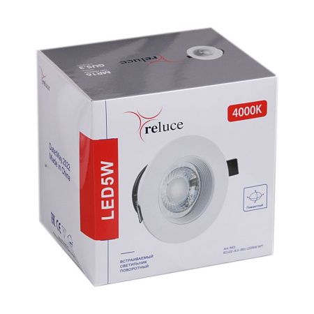 Светильник точечный Reluce 81122-9.0-001 LED5W WT