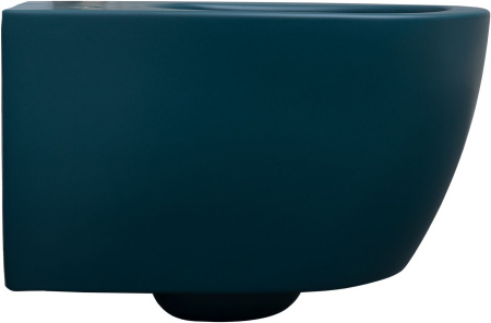 Чаша унитаза подвесная Allen Brau Fantasy 4.11004.PT цвет зеленый без сиденья безободковая каскадный смыв