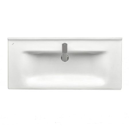 Раковина из сантехнического фарфора Santek Миранда WH302249 100х50 накладная цвет белый