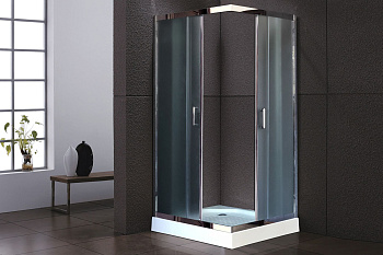 Душевой уголок Royal Bath HP RB90HP-C-CH 90х90 стекло рифленое профиль хром глянцевый с поддоном Душевой уголок Royal Bath HP RB90HP-C-CH 90х90 стекло рифленое профиль хром глянцевый с поддоном