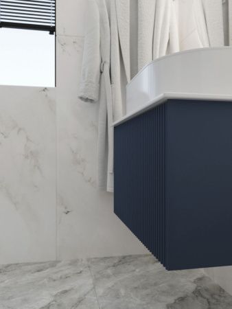 Тумба со столешницей La Fenice TERRA NFNC-01-TER-BG-60-3-GG 60х50 подвесная цвет синий