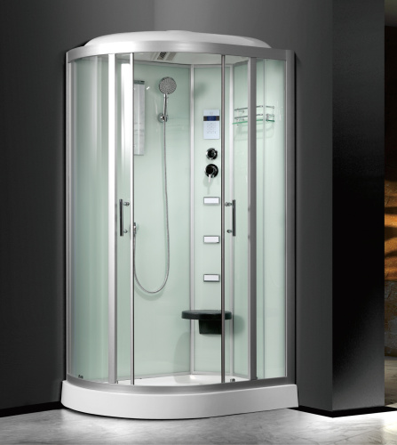 Душевая кабина Frank 2015357 120х80 с крышей ориентация левая - фото 2