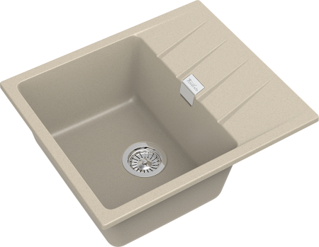 Кухонная мойка Rivelato RAUM RM-58 beige scuro 60х50 цвет бежевый