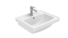 Раковина из сантехнического фарфора Creavit Sera TF155-00CB00E-0000 50х50 накладная цвет белый