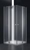 Душевой уголок Cezares ELENA ELENA-W-AH-2-100/90-P-Cr-R 100х90 стекло рифленое профиль хром без поддона