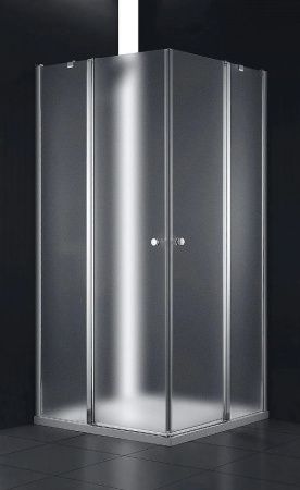 Душевой уголок Cezares ELENA ELENA-W-AH-2-100/90-P-Cr-R 100х90 стекло рифленое профиль хром без поддона