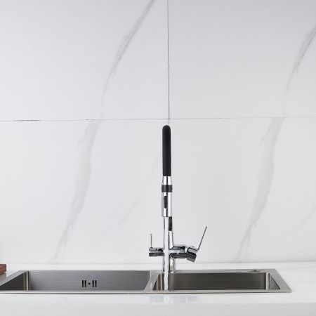 Смеситель для кухни Shevanik S278 на мойку хром