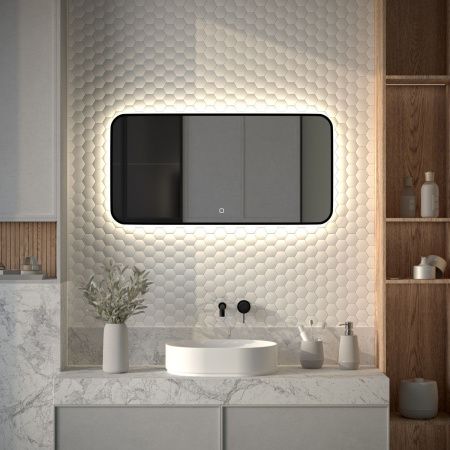 Зеркало с подсветкой Defesto AURA DF 2965SH 100х50 подвесное