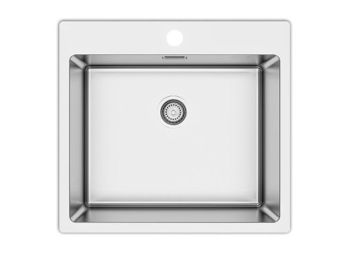 Кухонная мойка Ukinox Techno TEB550.505 -GT10P 51х55 цвет нержавеющая сталь поверхность брашированная - фото 2