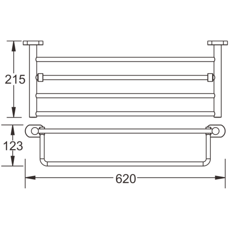 Полка в ванную комнату BELZ B90024
