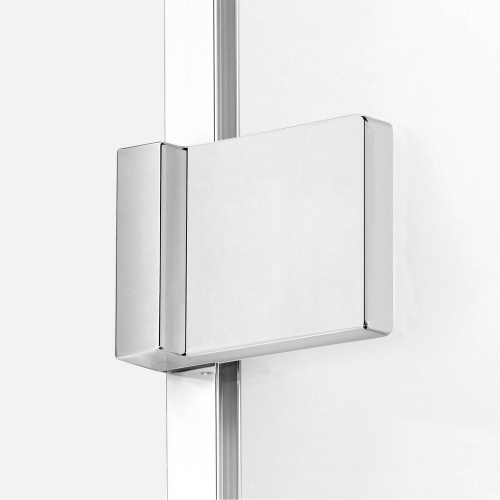 Душевая перегородка New Trendy AVEXA Chrome EXK-1938 130х200 стекло прозрачное профиль хром глянцевый - фото 5