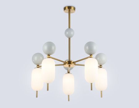 Люстра на штанге Ambrella Light Ceramo Modern (Церамо Модерн) LH53104