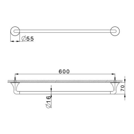 Полотенцедержатель Cisal Vita VI09010021