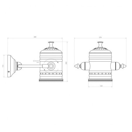 Бра Covali WL-30858