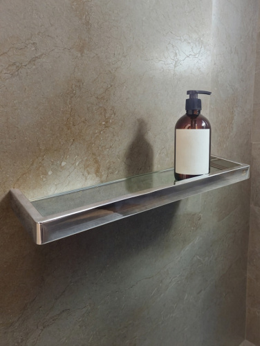 Полка в ванную комнату AltroBagno Aperto AltroBagnoAperto082802Cr - фото 2