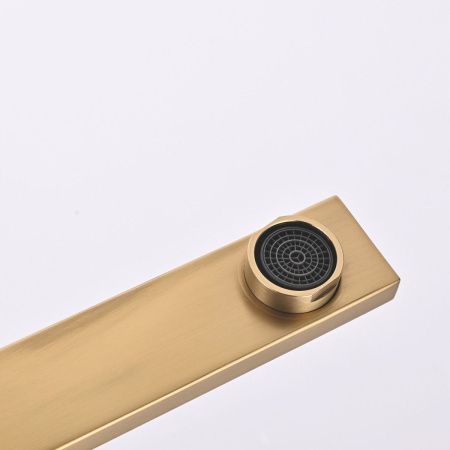 Душевая стойка Shevanik S6136G настенная цвет золото