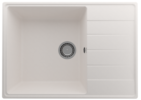 Кухонная мойка Ulgran Quartz Prima 700-01 70х50 цвет белый