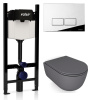 Комплект унитаз с инсталляцией Valsir KIT VSCR 7334GM Slim P3