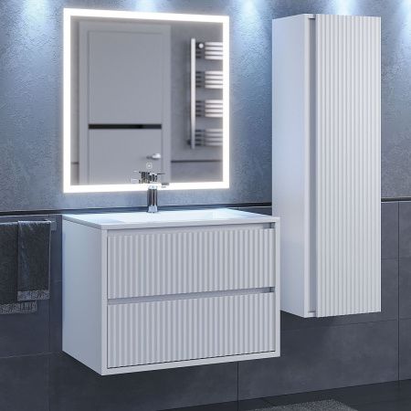 Тумба под раковину Uperwood Next Premium 3930205153 70х50 подвесная цвет белый