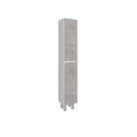 Шкаф-пенал LeMark Combi LM03C35P-Beton 35х30х170 напольный/подвесной цвет бетон/белый