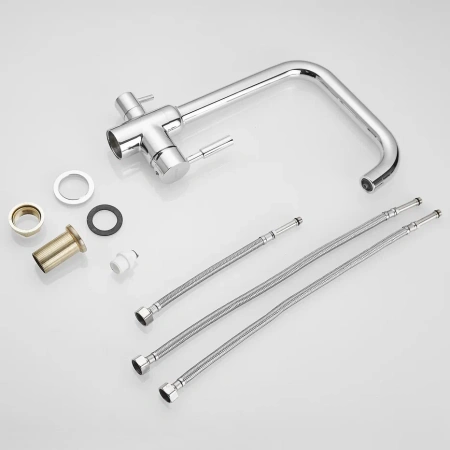 Смеситель для кухни Shevanik S268 на мойку хром