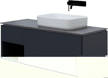 Тумба под раковину Allen Brau Infinity 1.21008.AM 120х50 подвесная цвет черный