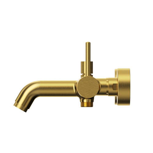 Смеситель для ванны Whitecross Y brushed gold Y1230GLB настенный золото брашированное без термостата - фото 2