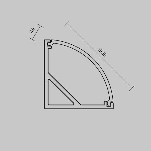 Рассеиватель для профиля Maytoni Led Strip 642027 - фото 2