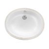 Раковина керамическая Devon Devon Over and under counter basins 2RALS50 50х40 встраиваемая цвет белый без отверстий под смеситель