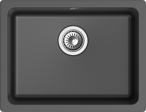 Кухонная мойка Rivelato BERKANA BK-50 antracite 56х43 цвет антрацит - фото 2
