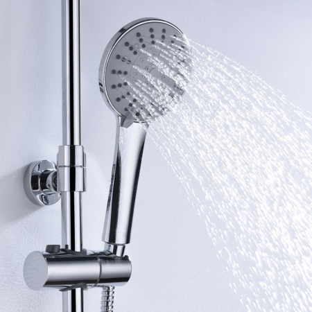 Душевая стойка WasserKRAFT A16601 настенная цвет хром