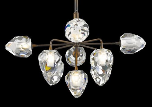 Люстра на штанге Delight Collection On the Rocks (Он тхе Роцкс) P68038L-9 gold - фото 2