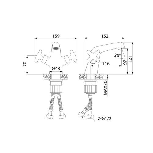 Смеситель Iddis Acros ACRSB00i01 на раковину хром - фото 3