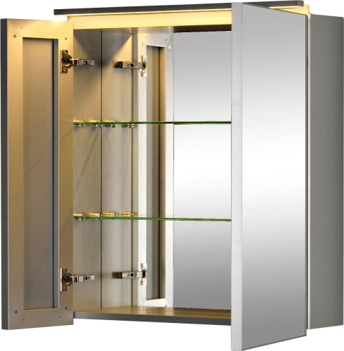 Зеркало-шкаф De Aqua Алюминиум 00261751 70х14х77 подвесной - фото 3 Зеркало-шкаф De Aqua Алюминиум 00261751 70х14х77 подвесной - фото 3