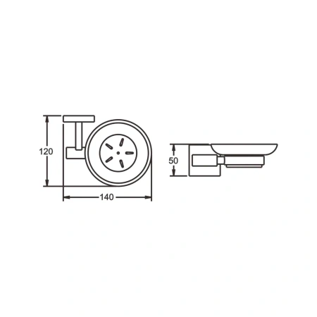 Мыльница Rose RG30H RG3003H