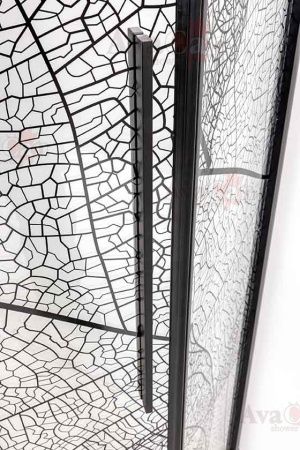 Душевой уголок AvaCan PB100 100х100 стекло тонированное профиль черный без поддона